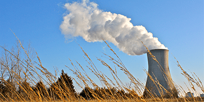 Sunny exterior image of the Callaway Nuclear Energy Center. 