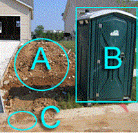 Unfinished level block zone photo